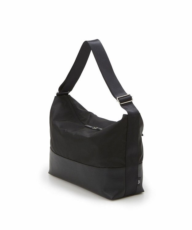 TOPKAPI 【Breath TOPKAPI】RIPPLE リプル エコナイロン コンビ ビッグ ショルダー バッグ ブラック