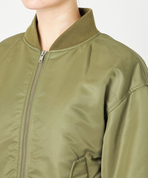 NAVE 【Nave】ファーカラーMA-1 カーキ系