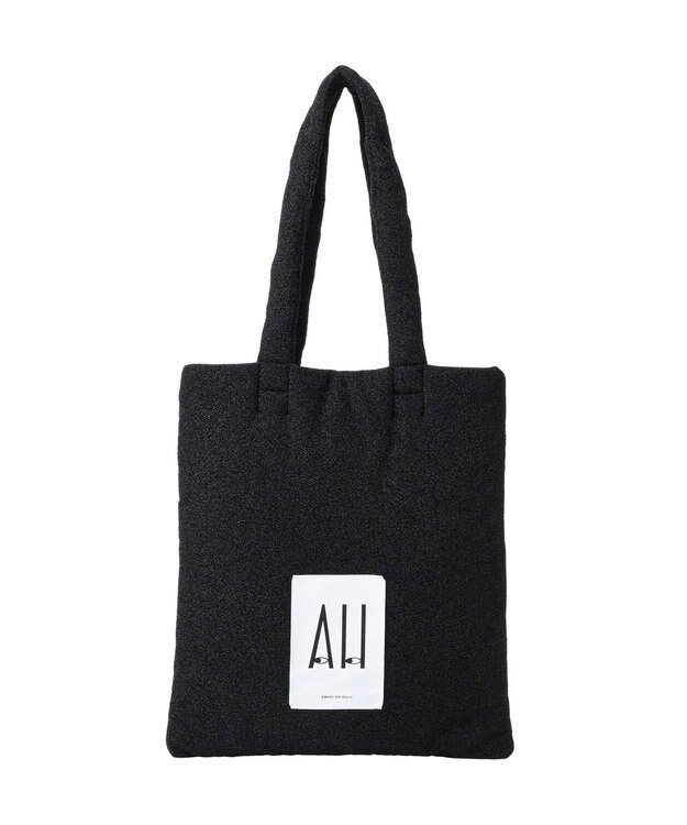 AMERICAN HOLIC 26AWパテッドホリホリトートバッグ Black