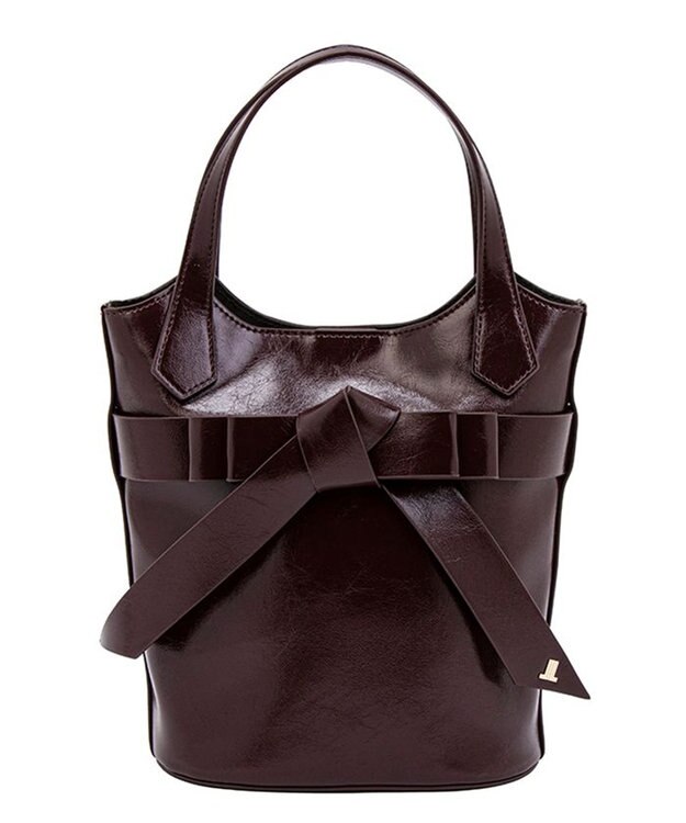 LANVIN en Bleu リュバン ミニトート ボルドー