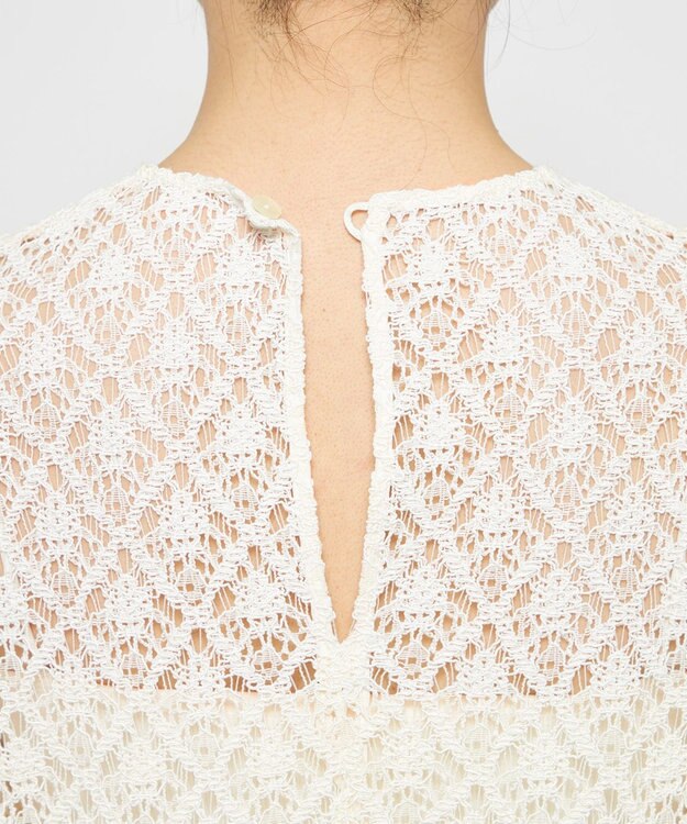 uncrave ジオメトリックレース ブラウス オフ