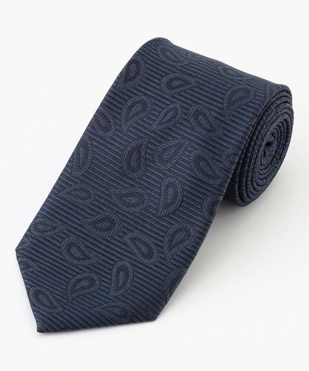 J.PRESS MEN 【J.PRESS 10PLY LUXURY SILK COLLECTION】ペイズリー小紋 ネクタイ ネイビー系8