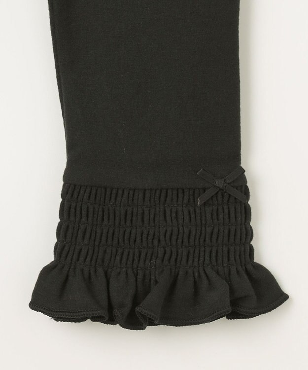 組曲 KIDS 【110-140cm】ソフトサーモ レギンス ブラック系