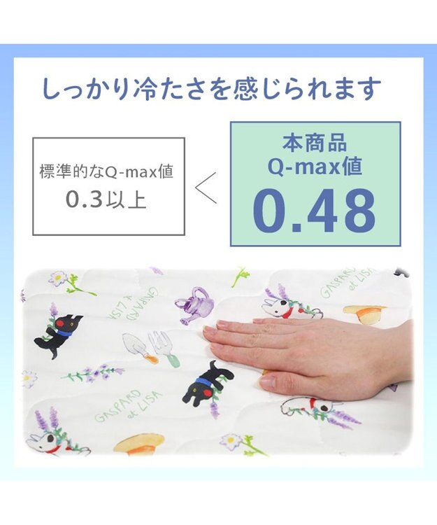 PET PARADISE リサとガスパール もちっと クール ブランケット ホワイト