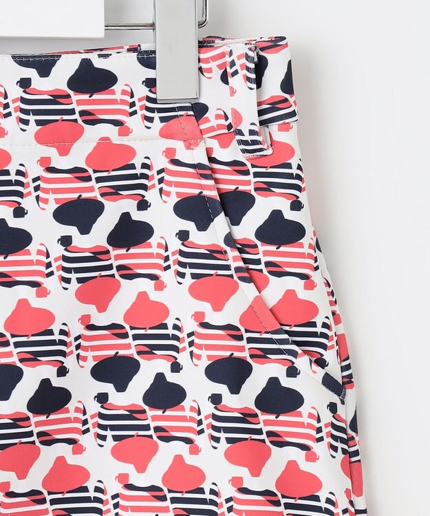 23区GOLF 【WOMEN】ＰＡＲＩＳ柄プリント ダンボール スカート ホワイト系5