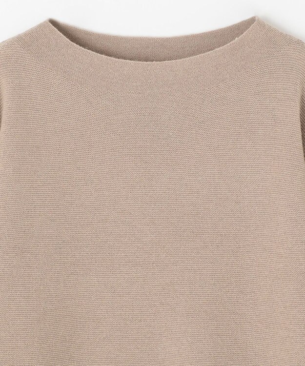 ANY 【洗える】カシミヤブレンドガーターニット モカ