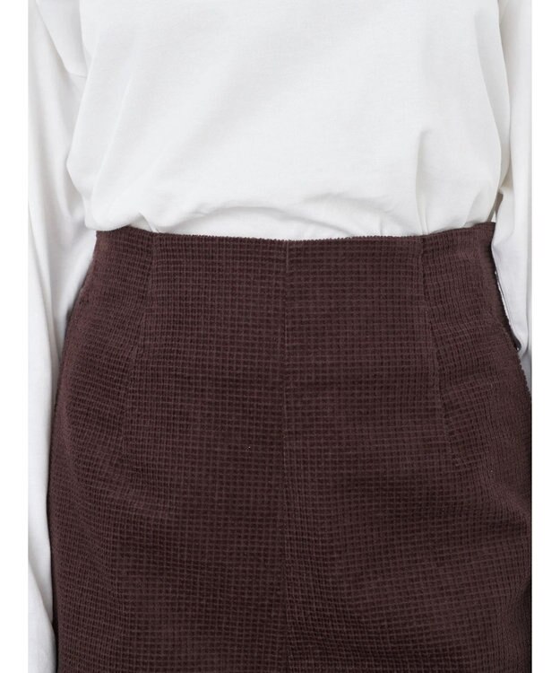 earth music&ecology ワッフルコーデュロイショートパンツ Brown