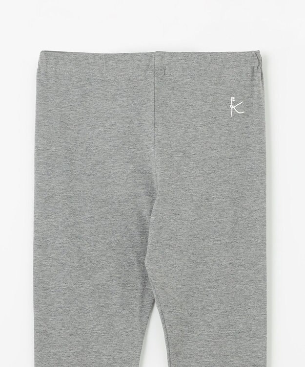 組曲 KIDS 【150-160㎝】ストレッチ天竺 レギンス グレー系