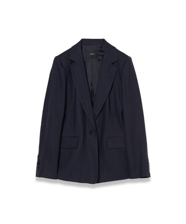 JOSEPH ストレッチリネン　ジャケット Navy