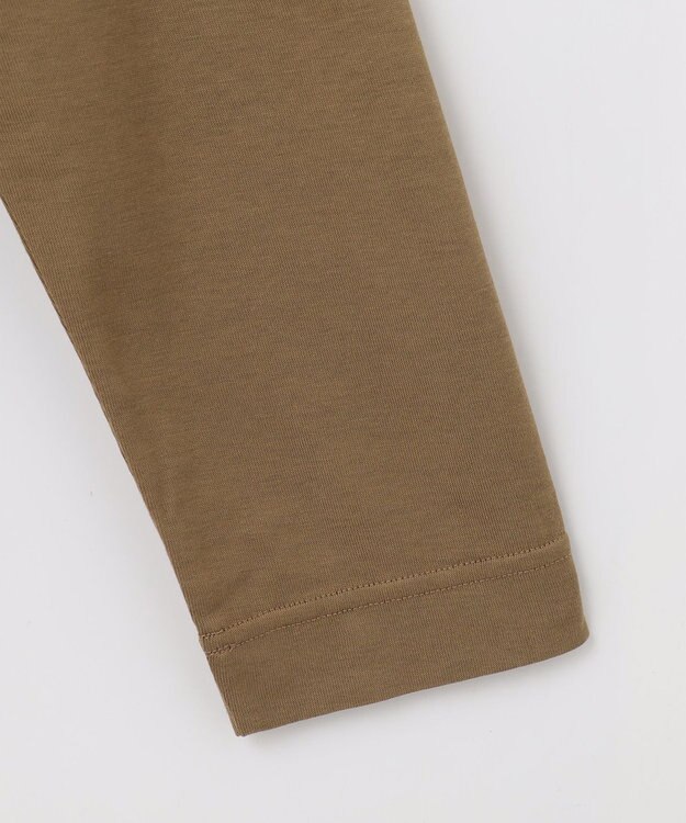 JOSEPH ABBOUD MOUNTAIN 【テーム・ヤルビー コラボ・サスティナブル】ビオグレース天竺 Tシャツ キャメル系