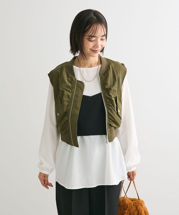 Green Parks ・ＳＵＧＡＲ　ＳＰＯＯＮ　ＭＡ－１ベスト Khaki