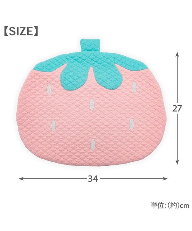 PET PARADISE ペットパラダイス クール枕 《苺》 ピンク