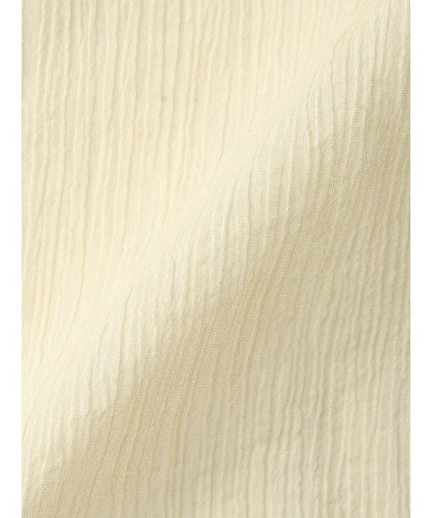 earth music&ecology ＳＥＴ２点クレープリボンブラウス＋インナー Yellow