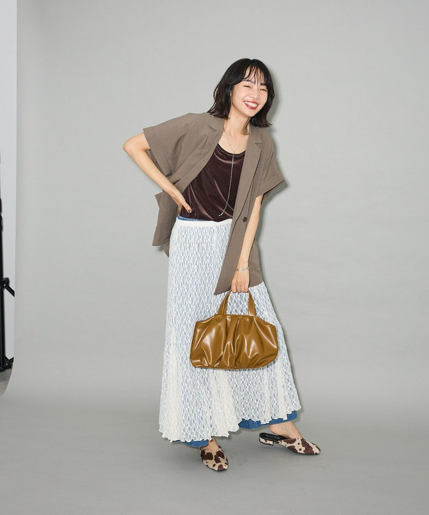 Green Parks ａｎｄｍｉｋｋａ．タック２ＷＡＹボストンバッグ Mustard