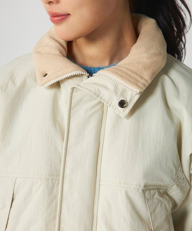 OP／FILA 【Kappa】中綿ブルゾン ユニセックス アイボリー