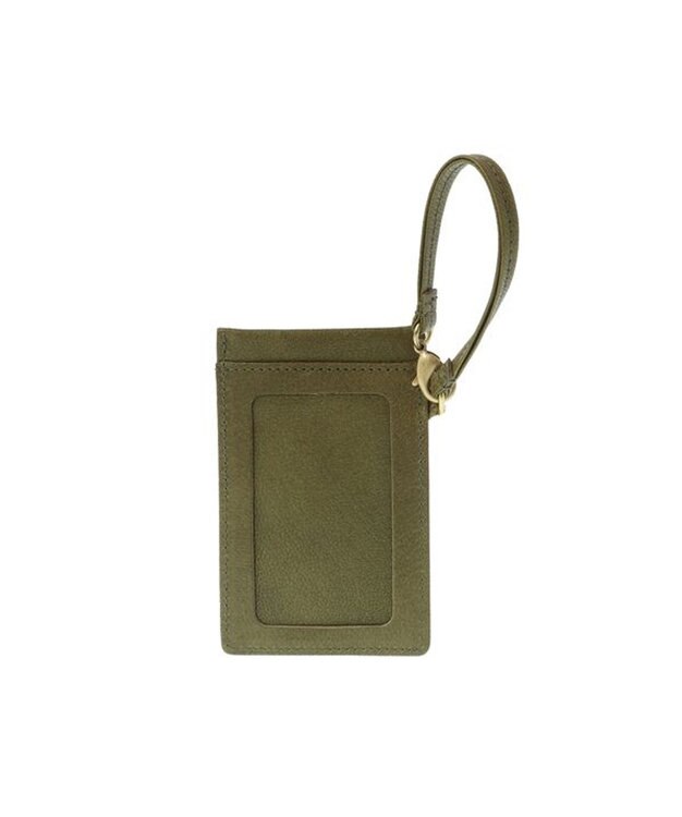 genten ゴートベーシック パスケース カーキ