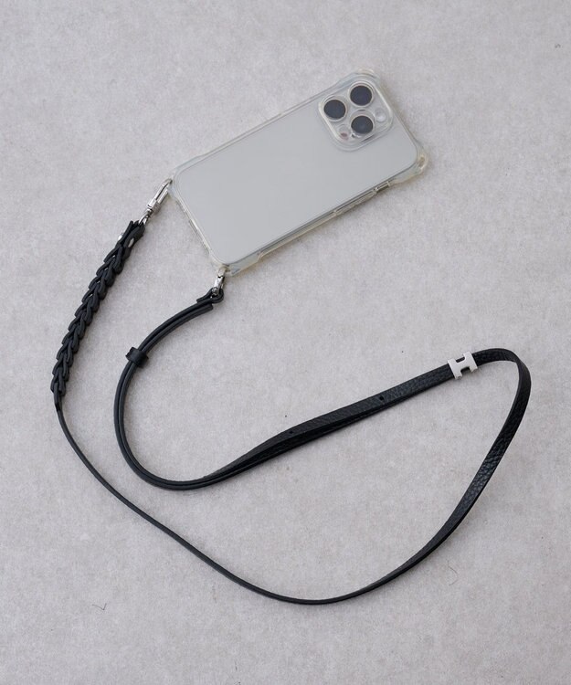 IACUCCI ブリーノ レザーストラップ/ロング CERVO ブラック