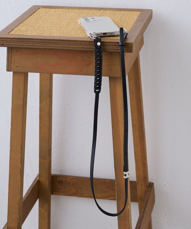 IACUCCI ブリーノ レザーストラップ/ロング CERVO ブラック