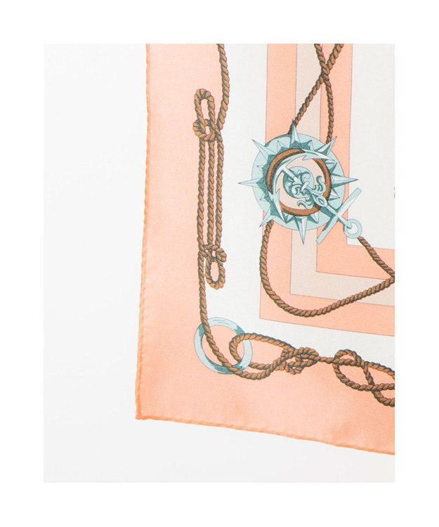 UNBILLION カカトゥ kakatoo / マリンガーランド柄シルクスカーフ ピンク