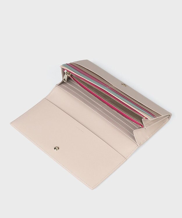 Paul Smith スワールカットカードレイヤー 長財布 アイボリー