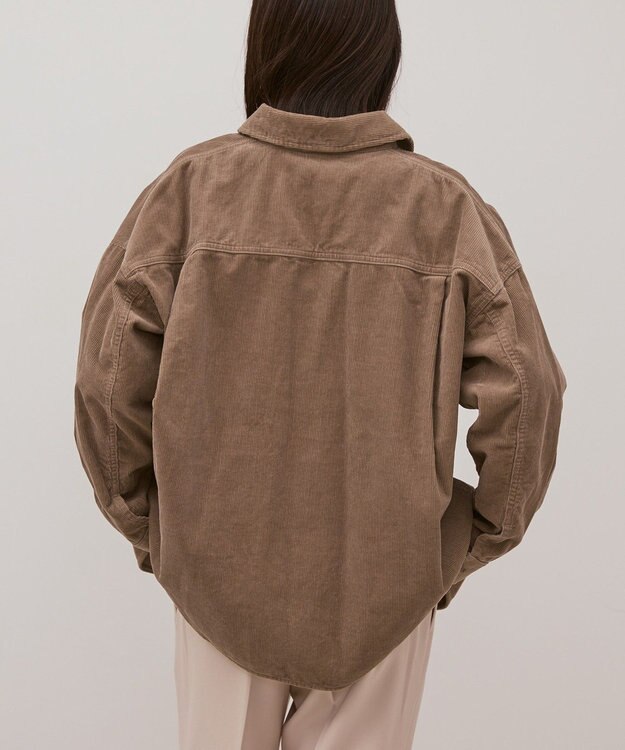 AMERICAN HOLIC コーデュロイCPOシャツジャケット Mocha