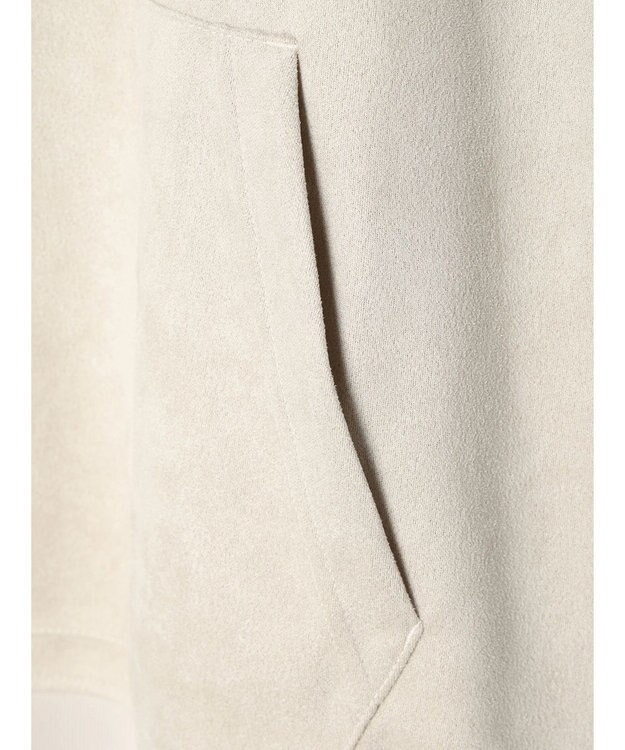 CRAFT STANDARD BOUTIQUE フェイクスエードプルパーカー Ivory