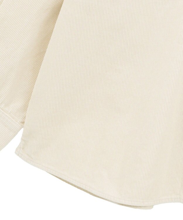 AMERICAN HOLIC コーデュロイCPOシャツジャケット Ivory