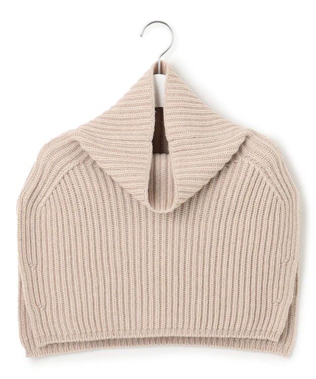 洗える】カシミヤブレンド ニット ネックウォーマー / 23区