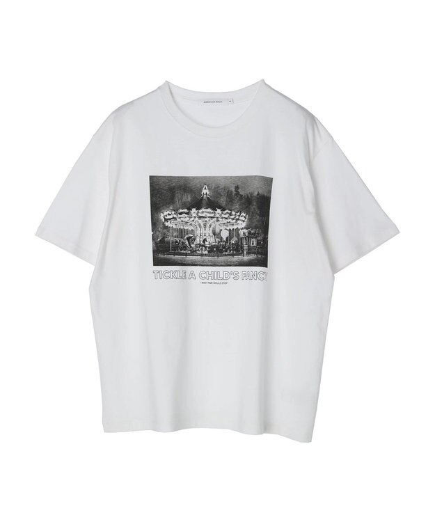 AMERICAN HOLIC フォトプリント半袖カットプルオーバー A