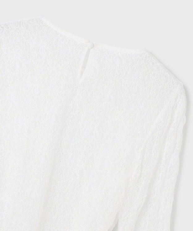 GRACE CONTINENTAL シアーレースカットトップ ホワイト