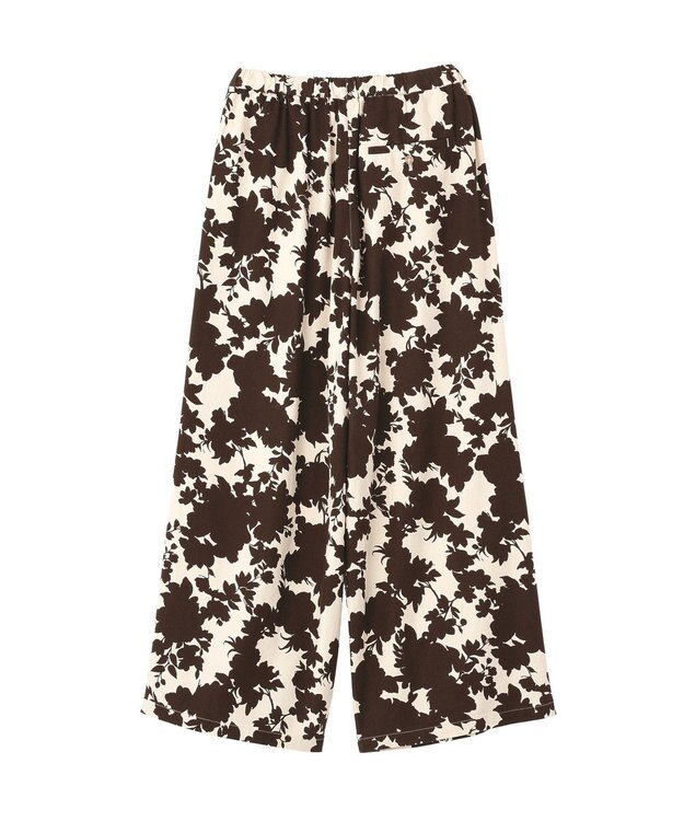 AMERICAN HOLIC リネンブレンドアソート柄パンツ Brown