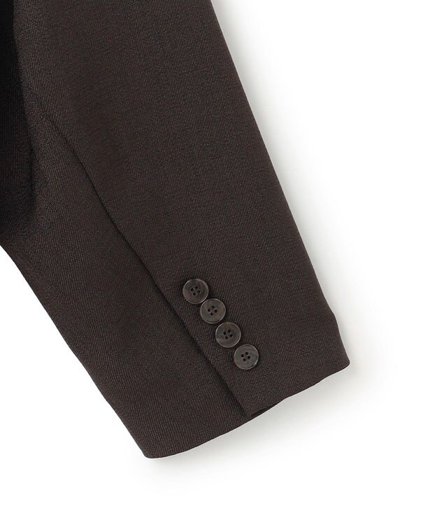 uncrave リネンライクツイル ジャケット ダークブラウン