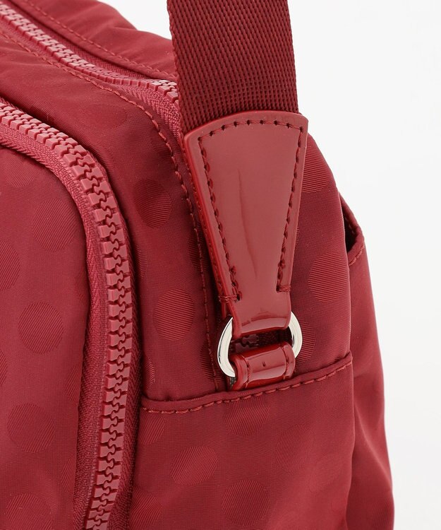 Y'SACCS 【ムック本掲載】Polka Dots スクエアポシェット ワイン