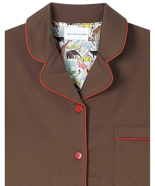 une nana cool ハイゲージコットンパジャマ　ＭＡＤＥ　ＷＩＴＨ　ＬＩＢＥＲＴＹ　ＦＡＢＲＩＣ DR