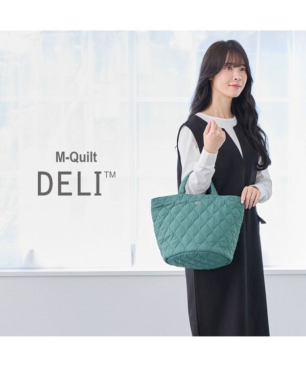 ROOTOTE 3633【丸底】SN.デリ.ミリタリーキルト-A 04：グリーン