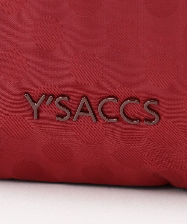 Y'SACCS 【ムック本掲載】Polka Dots スクエアポシェット ワイン