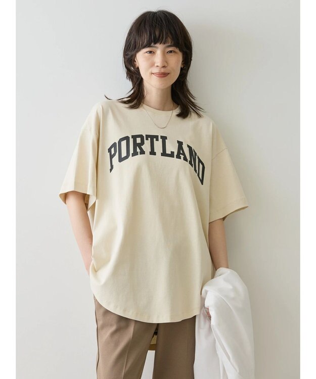 AMERICAN HOLIC ＰＯＲＴＬＡＮＤカットチュニック Ivory