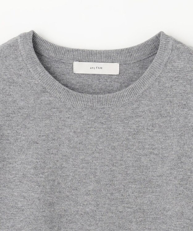 ANY ニットセットアップ グレー×オフ