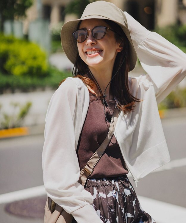 23区 【UVカット/WEB限定】カラーレンズ サングラス ダークブラウン系