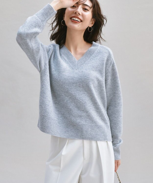 23区 L 【CLASSY.11月号掲載/洗える】ドライ2WAYストレッチ ワイドパンツ ホワイト系