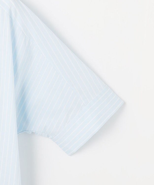 自由区 L エンブロイダリーブロード ワンピース サックス×オフ