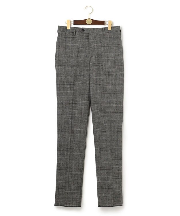 J.PRESS MEN 【J.PRESS BASIC】ペピンメリノコンフォート ムリ ネグレナカートチェック スラックス グレー系4