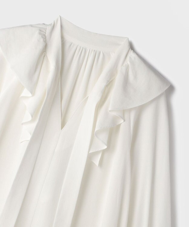 GRACE CONTINENTAL レースコンビフリルカフタンワンピース キナリ