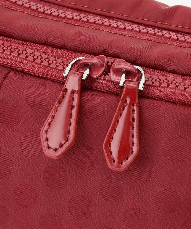 Y'SACCS 【ムック本掲載】Polka Dots スクエアポシェット ワイン