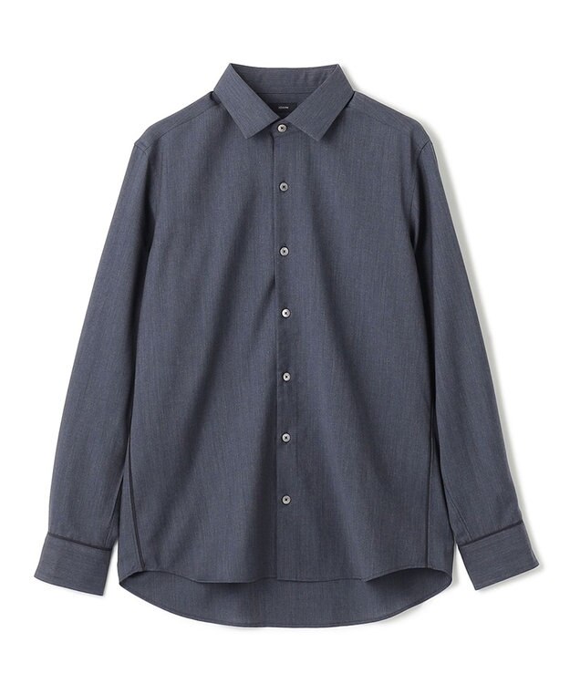 JOSEPH HOMME ACTIVE TROPICAL WOOL SHIRT ネイビー系