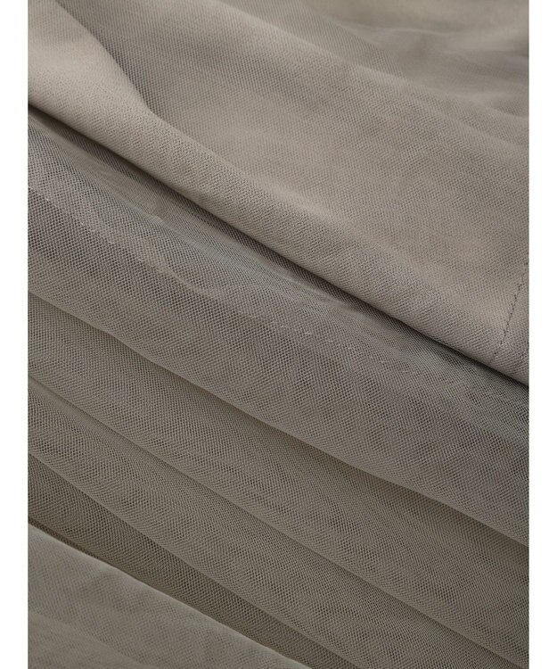 Green Parks ・ＥＬＥＮＣＡＲＥ　ＤＵＥ　チュールティアードスカート Charcoal Gray