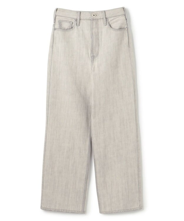 uncrave 【upper hights×uncrave】THE NIECE ストレートデニムパンツ ホワイトスモーク