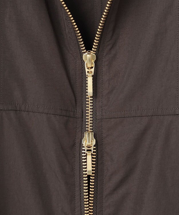 23区 【先行予約】ナイロンタイプライター ダブルジップ ブルゾン ダークブラウン系
