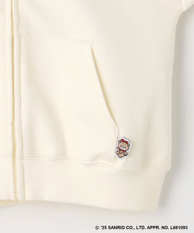 ANY KIDS 【ハローキティ×ANY KIDS】なりきりパーカー オフホワイト