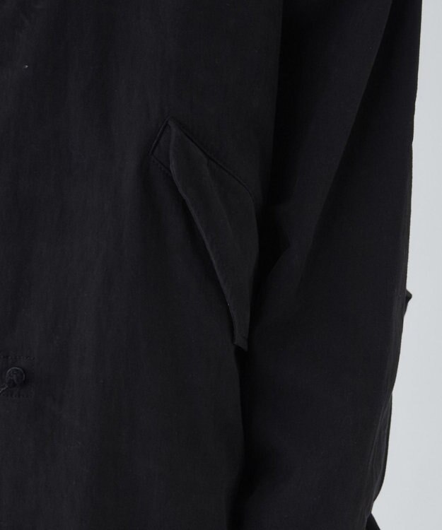 WEGO 【ユニセックス着用ITEM】サイドスリットモッズコート ブラック